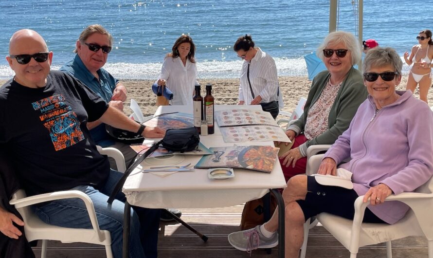 Wintering in Spain 2024 – Marbella Restaurants #1 – Eating on the Waterfront at “Chiringuito Basilio Beach”